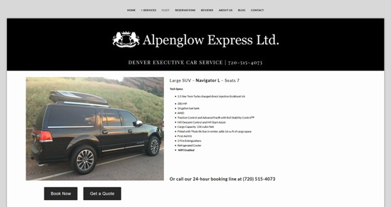 Alpenglow Express Ltd Limousine Service